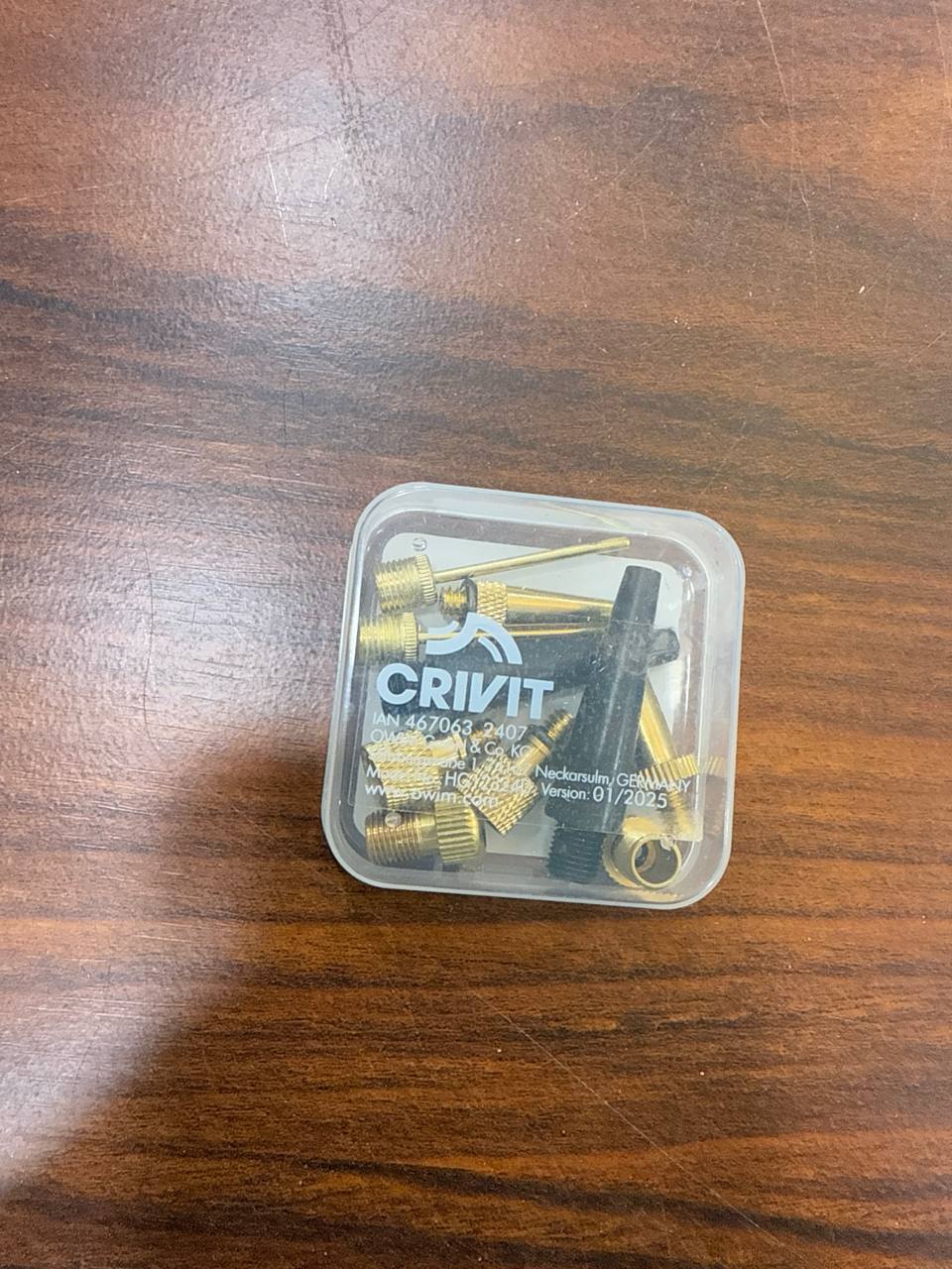 IMG_1813 کیت تبدیل سوپاپ باد برنجی مارک crivit - Image 1