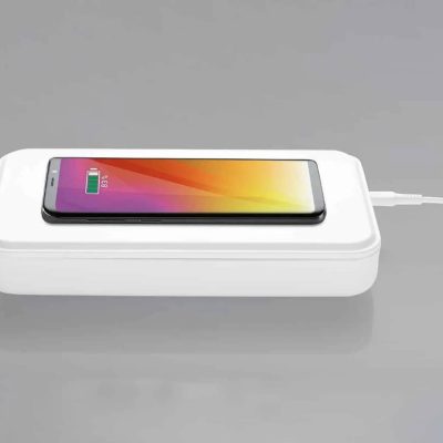 شارژر بی سیم و ضدعفونی کننده UV گوشی